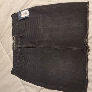 Universal Thread Black Denim Skirt-Size 8